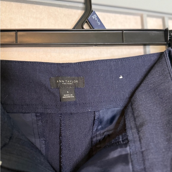 NWOT Ann Taylor Classic Navy Dress Pants - Picture 2 of 6